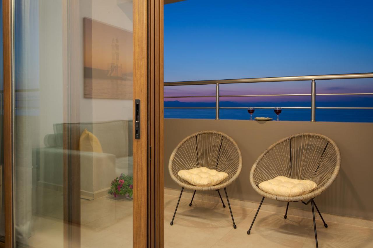 Overview Chania With Sea View And Amazing Sunset 外观 照片